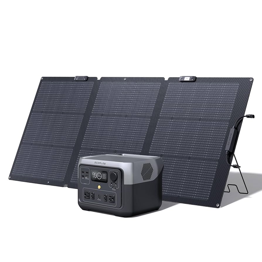 EcoFlow RIVER 2 Max with solar panel bundle